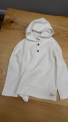 C2841 KAPÜŞONLU GOFRE EKRU SWEAT