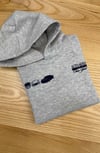 C2843 AUTO ÖN/ARKA BASKILI GRİ KAPÜŞONLU SWEAT