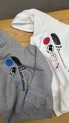 C2844 N.F BASKILI KAPÜŞONLU UNISEX ÇOCUK SWEAT