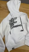 C2847 N.F KAPÜŞONLU BASKILI BEYAZ UNISEX ÇOCUK SWEAT