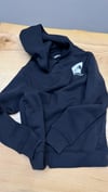C2848 N.F ÖN/ARKA BASKILI KAPÜŞONLU UNISEX ÇOCUK SİYAH SWEAT