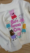 C2850 H.M PEPPA PİG BASKILI KREM SWEAT