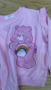 C2851 H.M AYICIK BASKILI PEMBE SWEAT