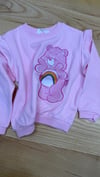 C2851 H.M AYICIK BASKILI PEMBE SWEAT