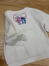 C2866 STITCH BASKILI KREM SWEAT
