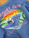 C2868 SNOOPY ÖN/ARKA BASKILI MAVİ SWEAT