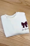 C2870 ÖN/ARKA FİYONK BASKILI KREM SWEAT