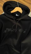 K1895 T.KPLS ŞARDONLU SIRT BASKILI SİYAH SWEAT