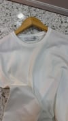 K2038 LSS EKRU PAMUKLU T-SHIRT