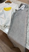K2174 NA.KD ORGANİK PAMUK HIGH WIDE AÇIK GRİ JEAN