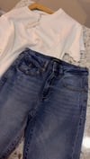 K2268 DİKİŞ DETAYLI İSPANYOL JEAN