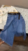K2776 M.S MAVİ BERMUDA JEAN
