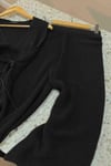 K2857 M.DTTİ ÖRME SİYAH PANTOLON