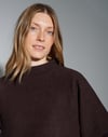 K3181 OP.US DİK YAKA ACI KAHVE YUMOŞ SWEAT