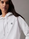 K3245 CK KAPÜŞONLU BEYAZ SWEAT