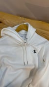 K3245 CK KAPÜŞONLU BEYAZ SWEAT