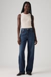 K3315 BAGGY DAD LACİVERT PANTOLON