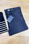 K3397 M.POLO WİDE LEG YIKAMALI SİYAH DENİM PANTOLON