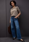 K3402 PARIS PUNCH NAKIŞLI SWEAT