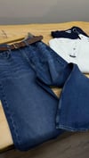 K3440 R&BONE WİDE LEG ANKLE MAVİ JEAN