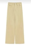 K3447 LİKRALI GENİŞ PAÇA VANİLYA JEAN