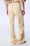 K3447 LİKRALI GENİŞ PAÇA VANİLYA JEAN