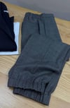 K3449 C.OS PAÇASI LASTİKLİ GRİ YÜNLÜ PANTOLON