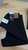 K3477 ORİGİNAL CROPPED SİYAH LİKRASIZ JEAN