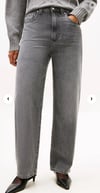 K3478 ANTRASİT TAŞLAMALI LİKRASIZ ANKLE BALLON JEAN