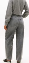 K3478 ANTRASİT TAŞLAMALI LİKRASIZ ANKLE BALLON JEAN