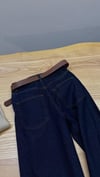 K3480 MNPRX KONTRAST DİKİŞLİ KOYU LACİVERT JEAN
