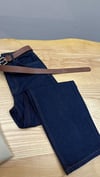 K3480 MNPRX KONTRAST DİKİŞLİ KOYU LACİVERT JEAN