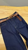 K3480 MNPRX KONTRAST DİKİŞLİ KOYU LACİVERT JEAN