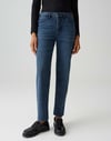 K3487 O.PUS LOW RISE STRAIGHT ANTRASİT JEAN
