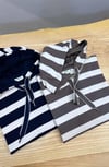 K3524 CE.CIL KAPÜŞONLU PAMUKLU ÇİZGİLİ SWEAT
