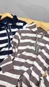 K3524 CE.CIL KAPÜŞONLU PAMUKLU ÇİZGİLİ SWEAT