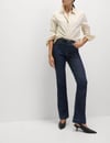 K3539 M.S REGULAR LENGHT KOYU LACİVERT JEAN