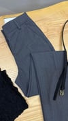 K3550 C.OS FLARE GRİ KUMAŞ PANTOLON