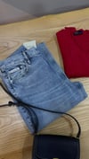 K3556 LOW RISE BAGGY AÇIK MAVİ JEAN