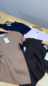 K3559 PIHL D. BİSİKLET YAKA BİYELİ FİTİLLİ T-SHIRT