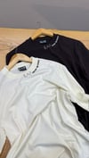 K3574 E.A YAKASI NAKIŞ DETAYLI T-SHIRT