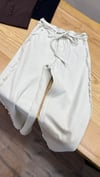 K3576 C.C PALAZZO WİDE LEG İNCE KEMERLİ PANTOLON