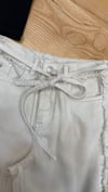 K3576 C.C PALAZZO WİDE LEG İNCE KEMERLİ PANTOLON