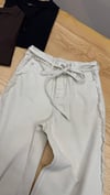 K3576 C.C PALAZZO WİDE LEG İNCE KEMERLİ PANTOLON