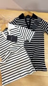 K3603 M.D POLO YAKA ÇİZGİLİ TRİKO T-SHIRT