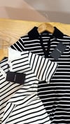 K3603 M.D POLO YAKA ÇİZGİLİ TRİKO T-SHIRT