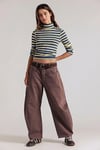 K3620 W.THE FREE YIKAMALI KAHVE BARREL JEAN