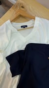 K3645 C.ROL VİSKOS V YAKA T-SHIRT