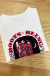 K3653 COWGİRL BASKILI EKRU T-SHIRT