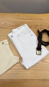 K3669 MİD RİSE LİKRALI STRAIGHT BEYAZ PANTOLON